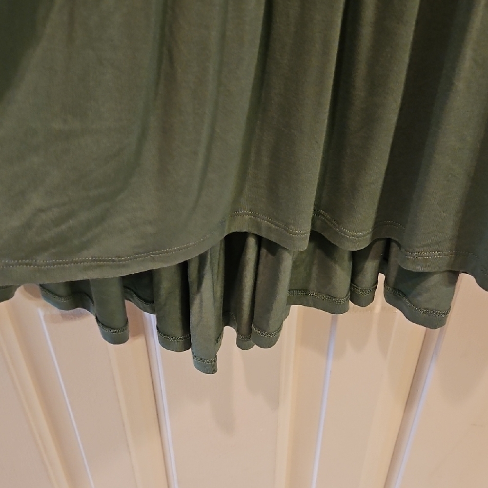 Torrid Green Sleeveless High-Low Midi Dress - Picture 5 of 10